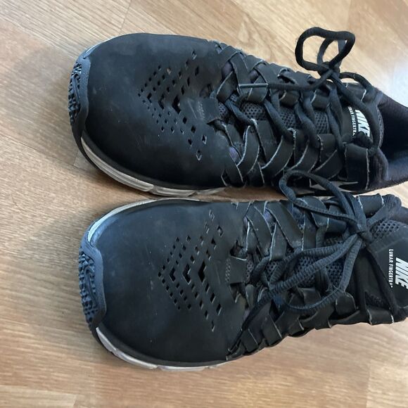 Nike Lunar Fingertrap TR Wide Black Men's Sneaker Shoe Size 9.5W - Picture 5 of 9